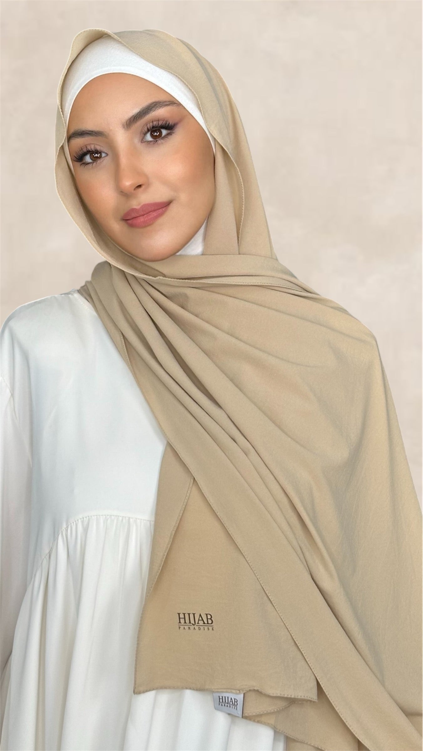 Slim Hijab Sabbia