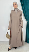 Carica l'immagine nel visualizzatore della galleria, Abito Aura Flow Taupe - Hijab Paradise 
