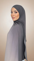 Carica l'immagine nel visualizzatore della galleria, Ombre Flow Hijab Pearl Grey
