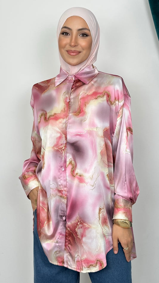 Camicia Aurora Luxe rosa