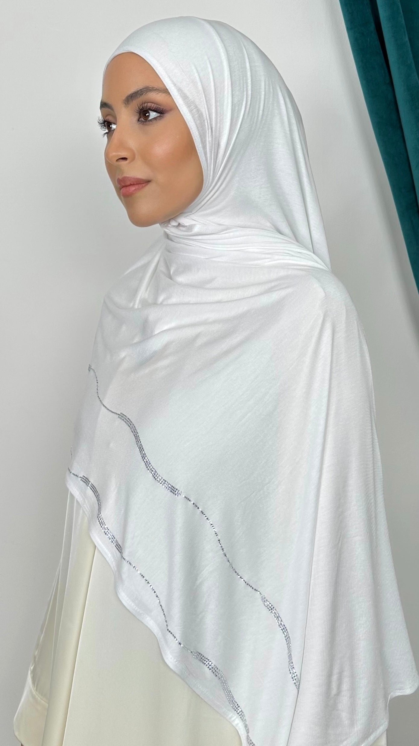 Hijab Jersey Onde di Luce