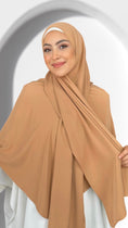 Carica l'immagine nel visualizzatore della galleria, Hug hijab - Hijab Paradise - mantello con hijab - hijab del jilbab  - hijab - foulard  - copricapo - sabbia
