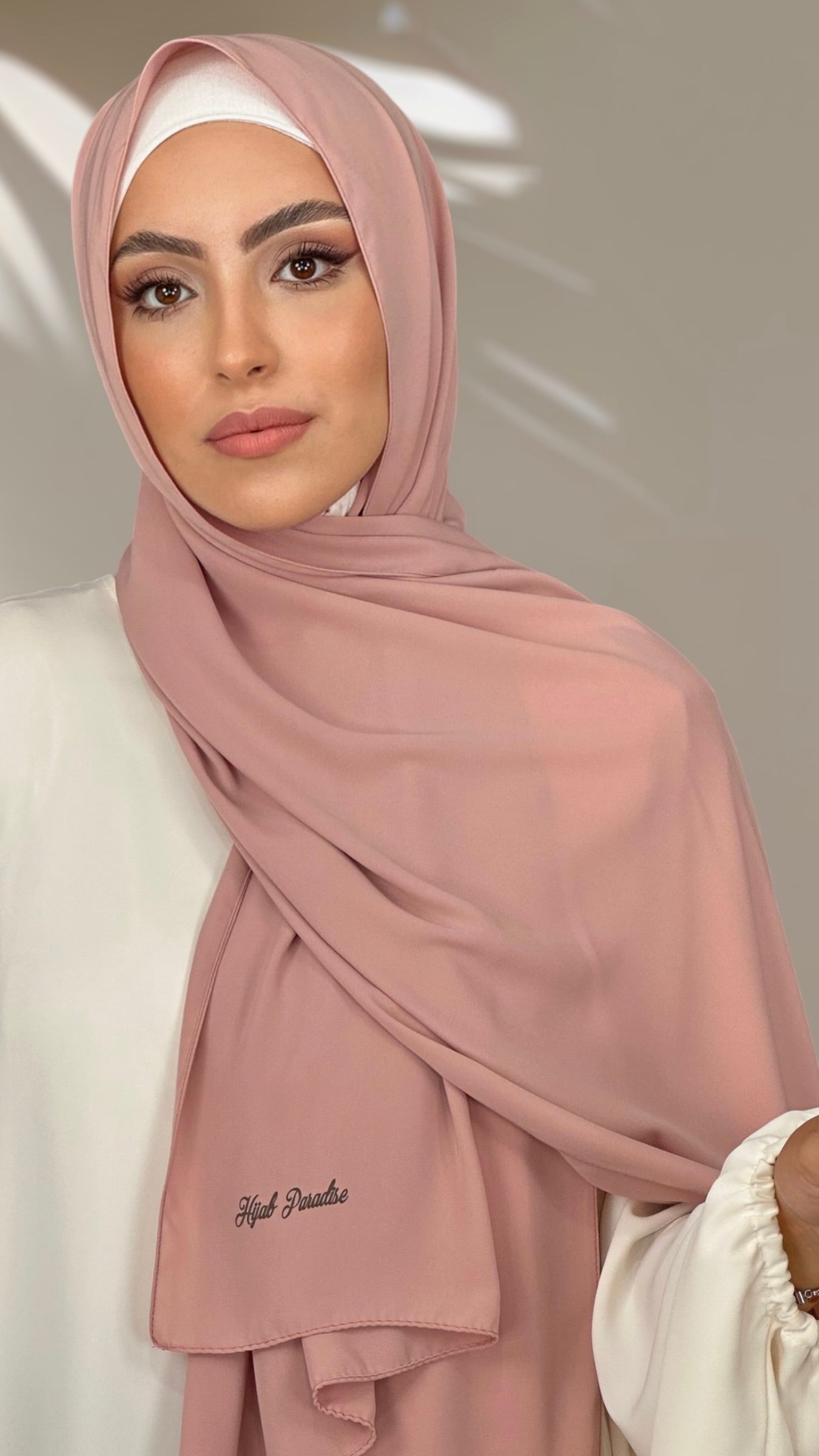 Hijab PREMIUM CHIFFON Pink Nude