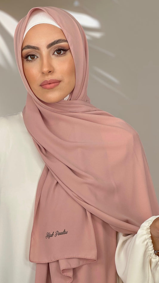Hijab PREMIUM CHIFFON Rose Nude