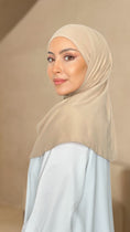 Load image into Gallery viewer, Ready made hijab with cotton headband
