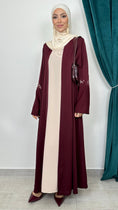 Cargar la imagen en la vista de la galería, Abaya Set Royale – Burgundy - Hijab Paradise 
