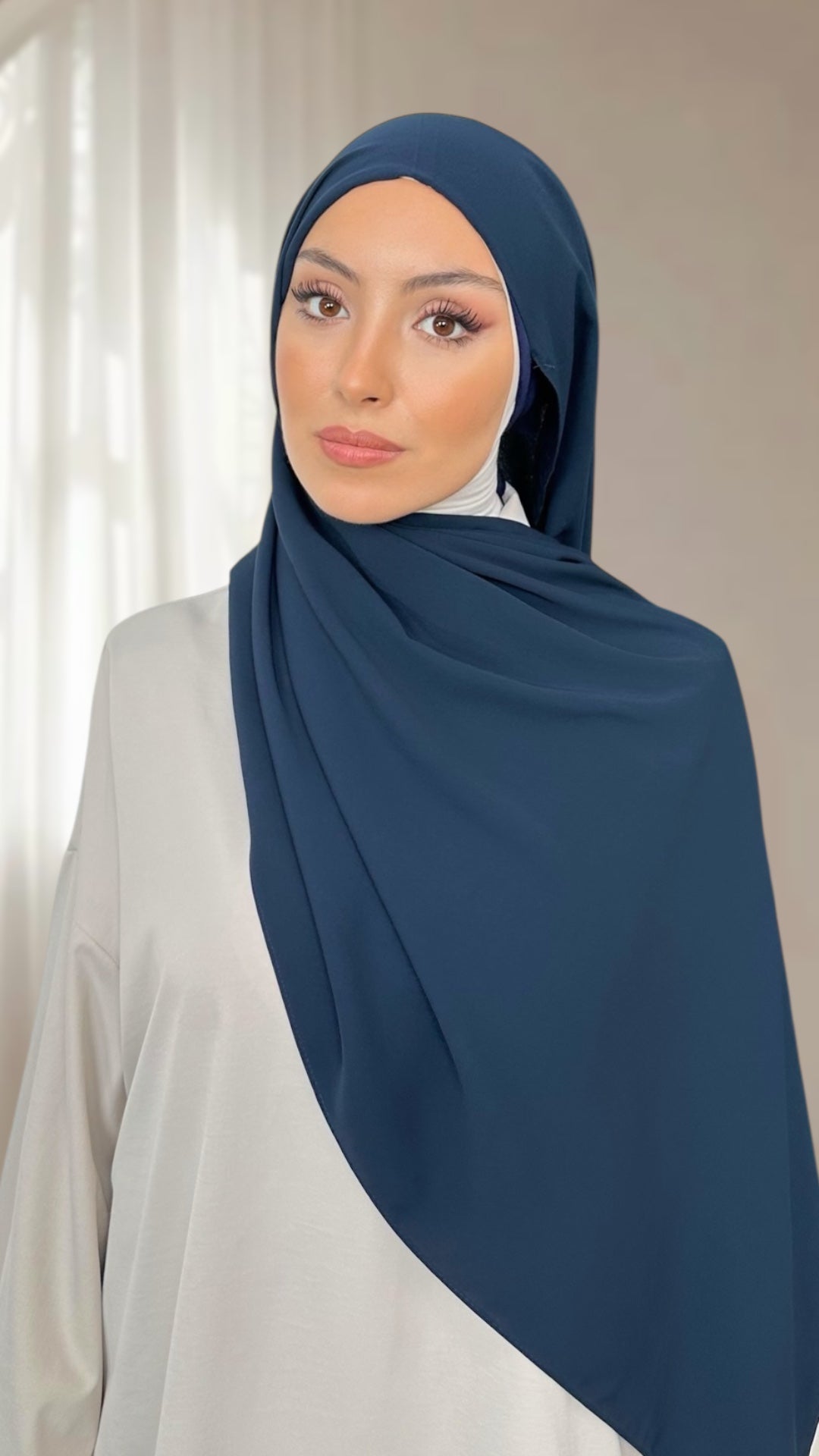 Hijab Pronto da Mettere Premium Chiffon