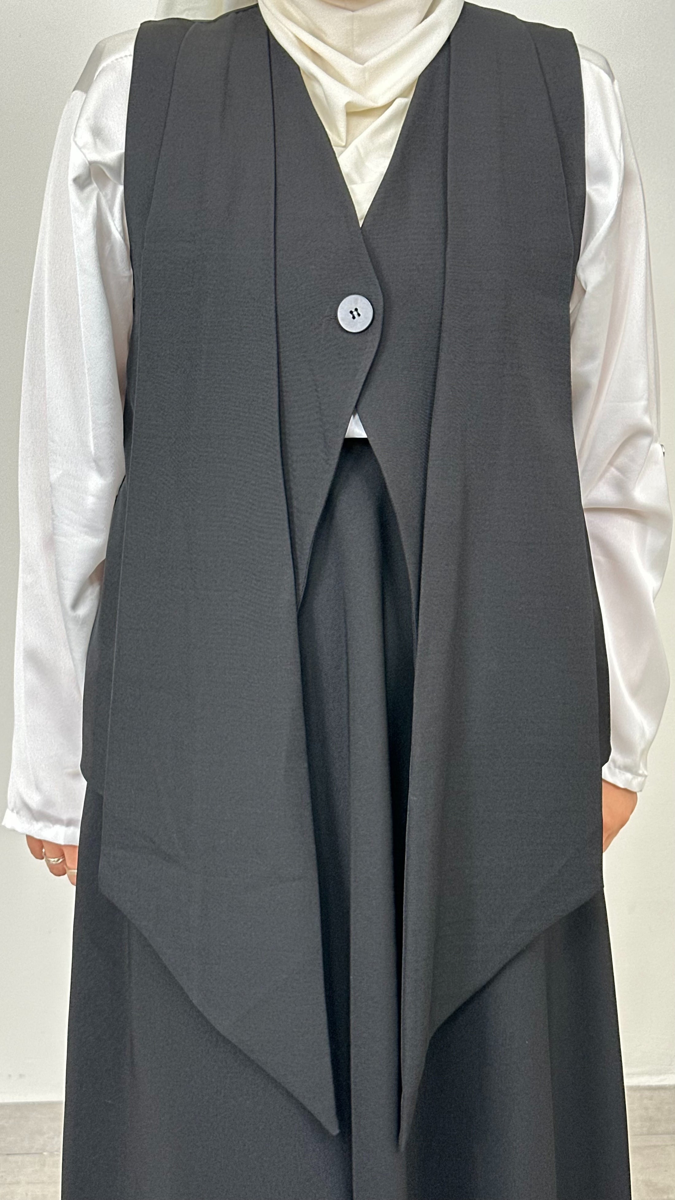 Coordinato Gilet Doppio petto con gonna