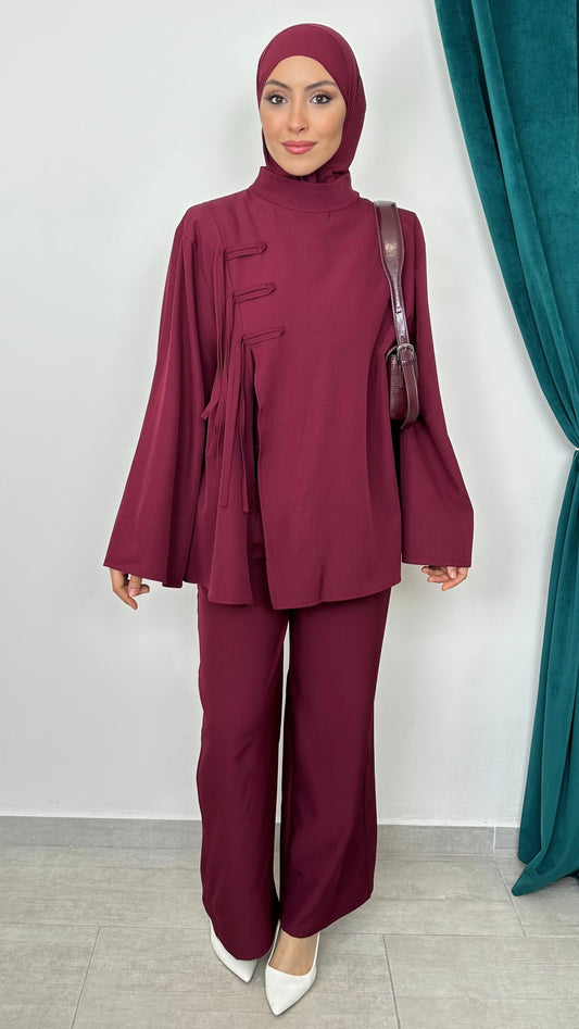 Coordinato Corean Bordeaux