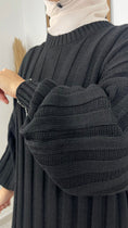 Carica l'immagine nel visualizzatore della galleria, Vestito maglione, maniche.a palloncino ,donna musulmana, Hijab Paradise
