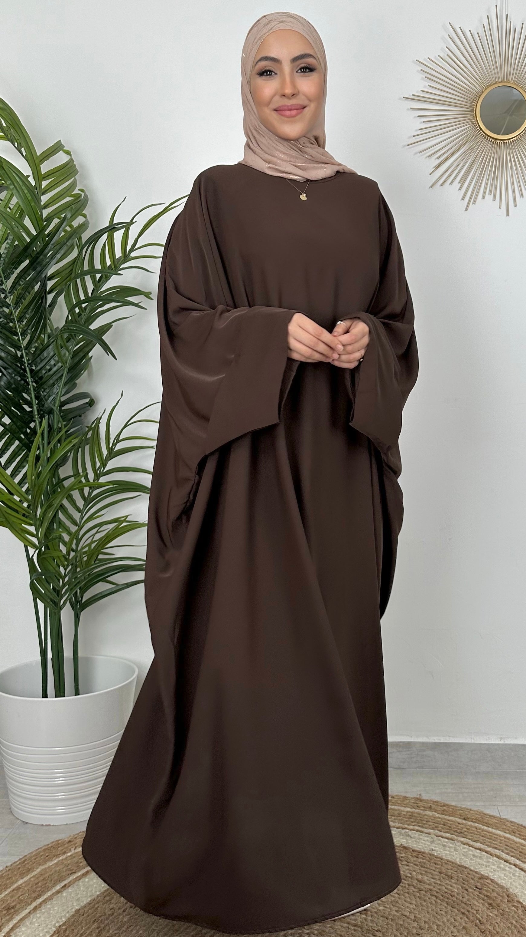 Farasha clip, abito largo , abito da preghiera, cerimonia, clip sulle maniche, Hijab, Hijab Paradise,.donna musulmana 