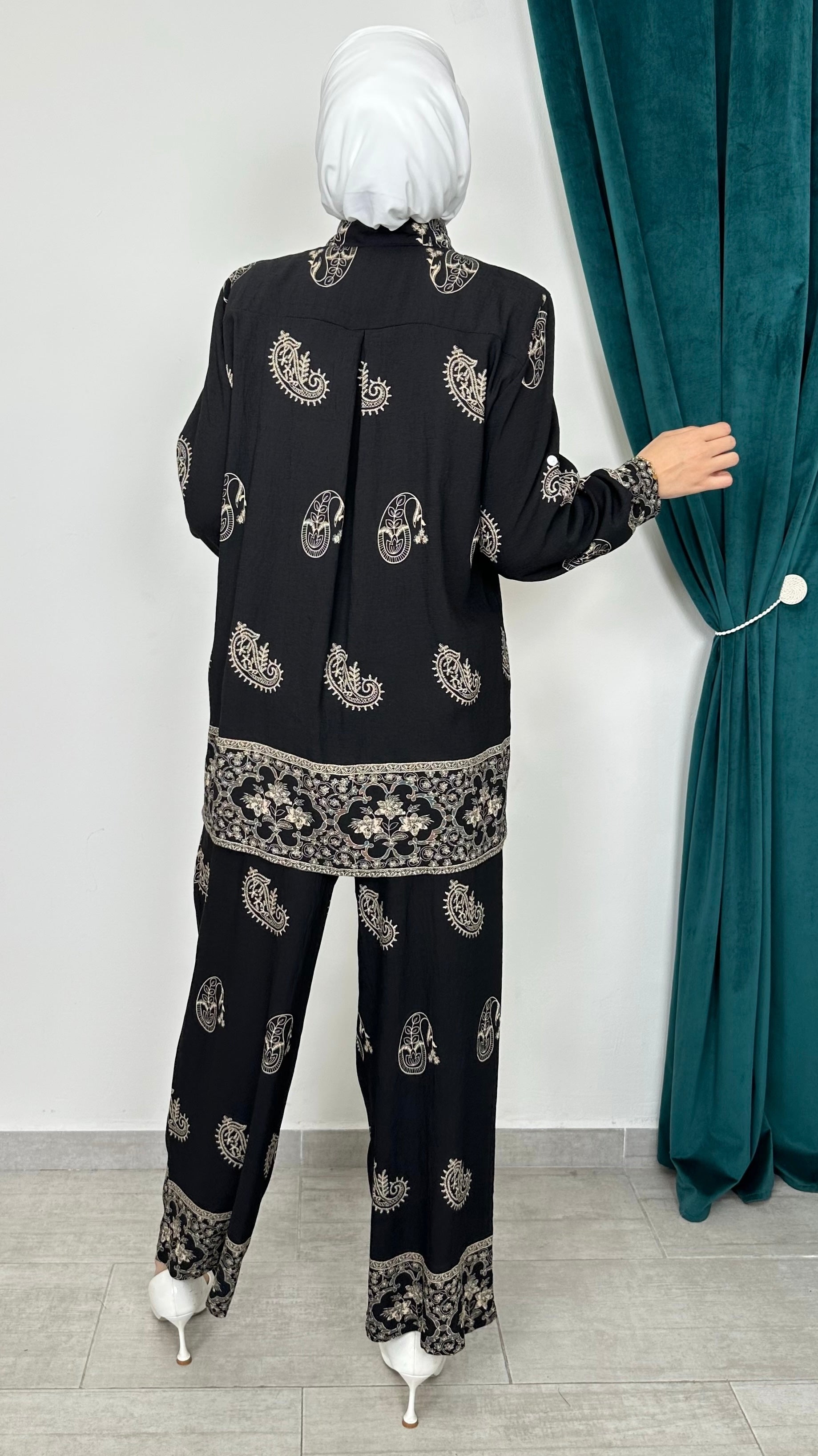Majestic Border Set Nero