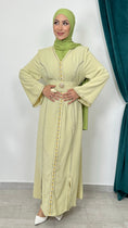 Carica l'immagine nel visualizzatore della galleria, Crystal Belt Dress Verde - Hijab Paradise 
