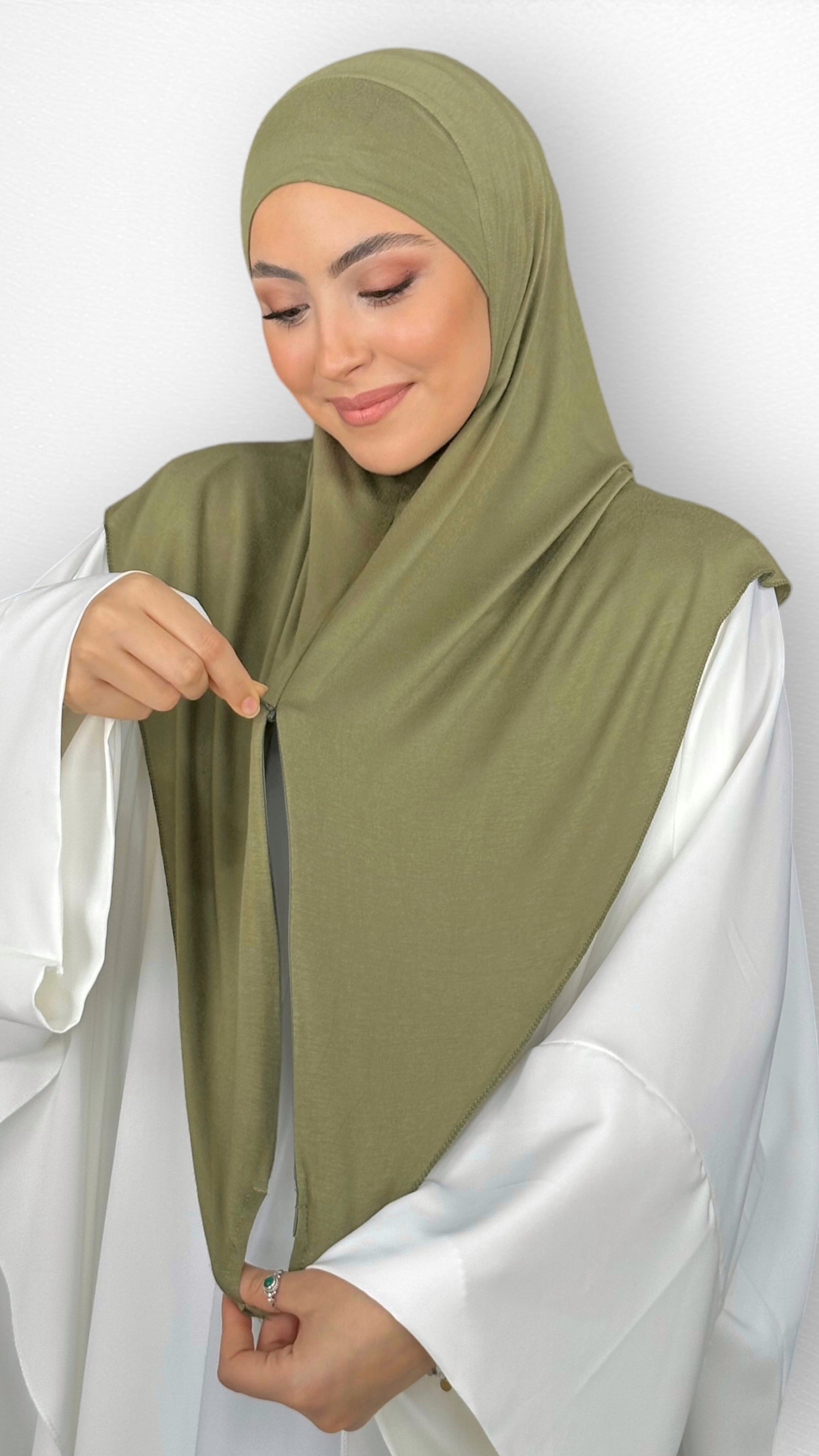 Zip Hijab - Hijab Paradise - viscosa jersey elasticizzato - zip sul davanti - modellabile - pronto da mettere - Hijab - foulard
