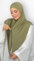 Load image into Gallery viewer, Zip Hijab - Hijab Paradise - viscosa jersey elasticizzato - zip sul davanti - modellabile - pronto da mettere - Hijab - foulard
