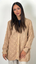 Load image into Gallery viewer, Cardigan “Soft Cable Knit”
