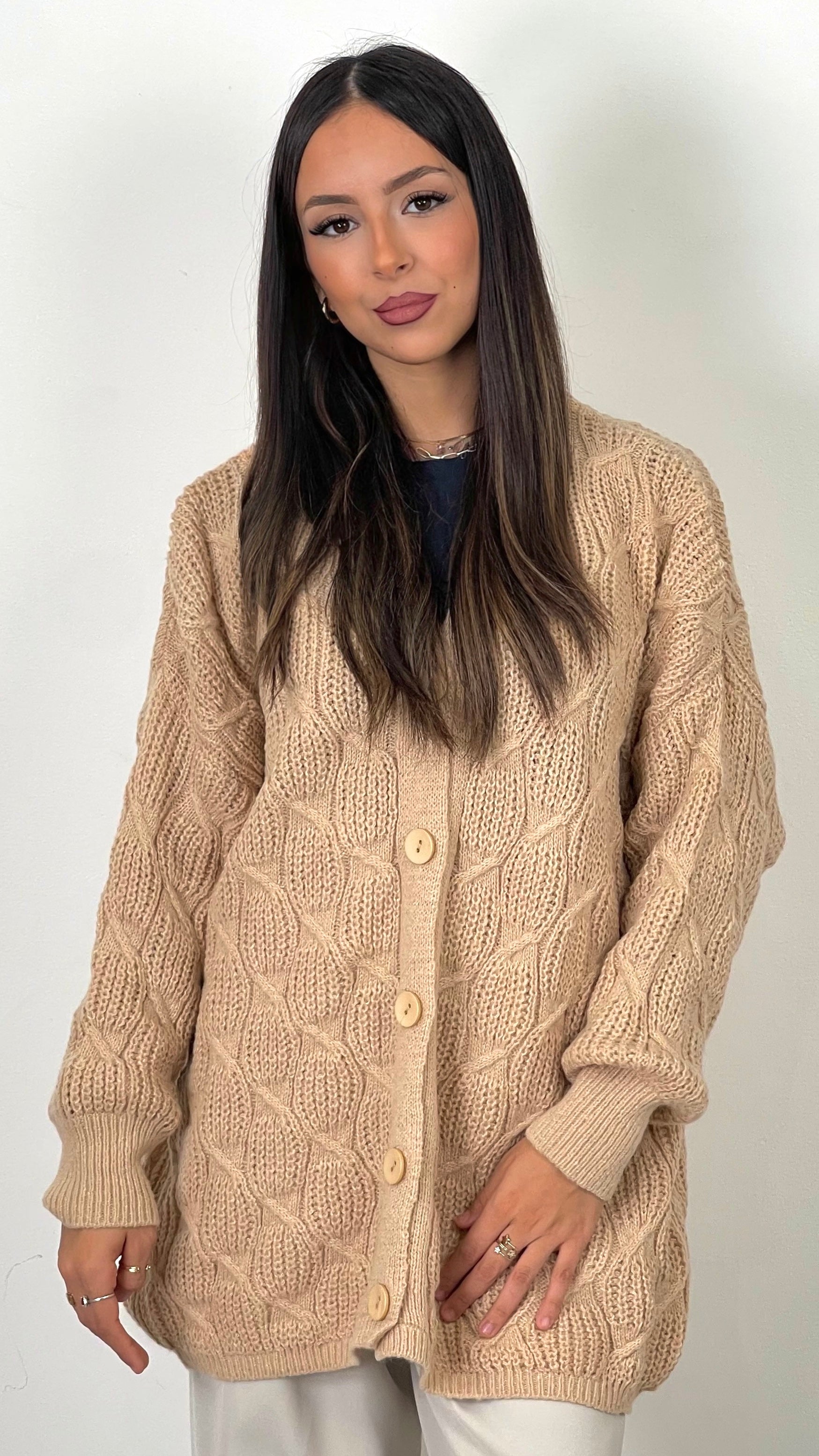 Cardigan “Soft Cable Knit”
