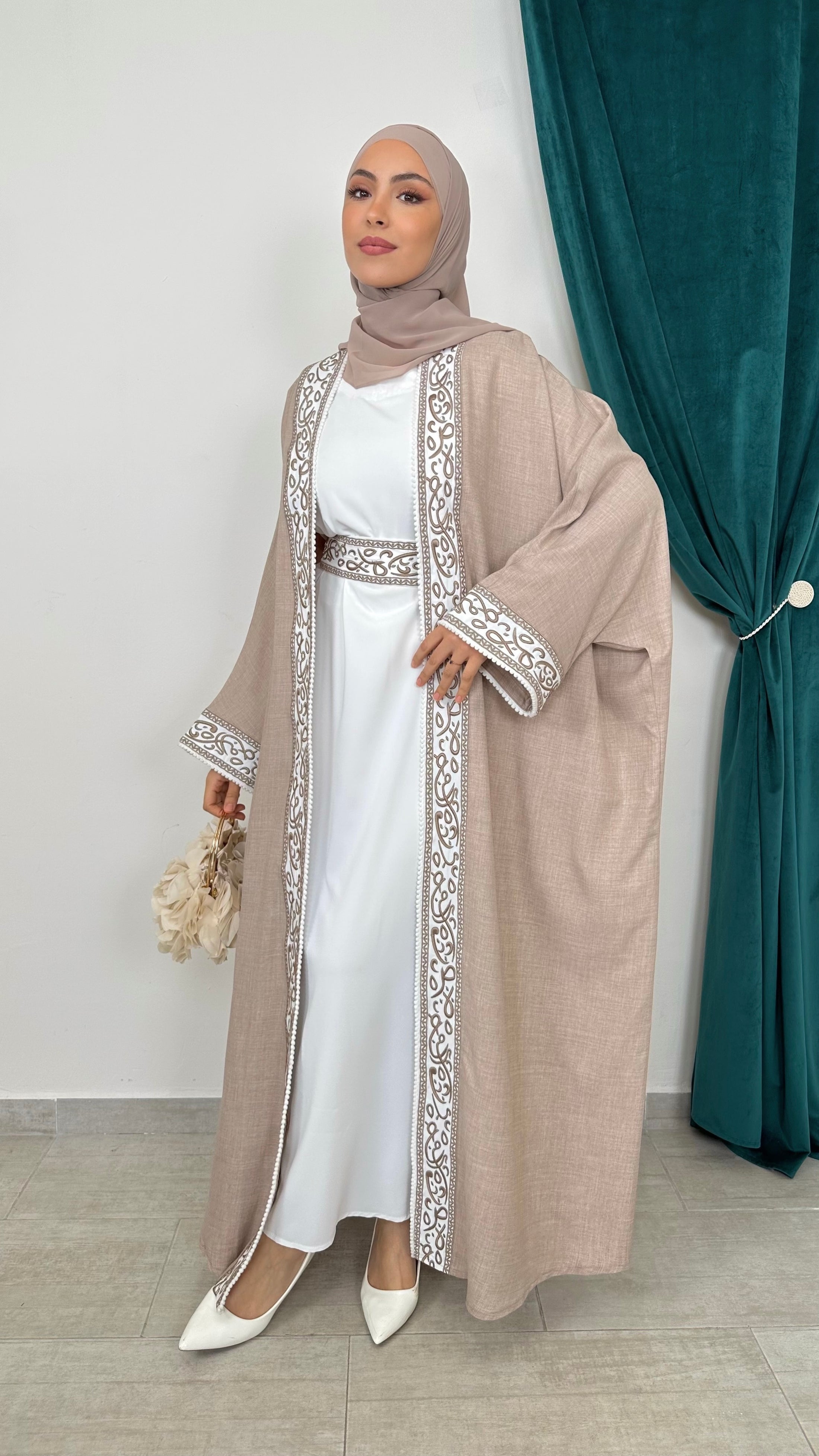 Arabian dress taupe