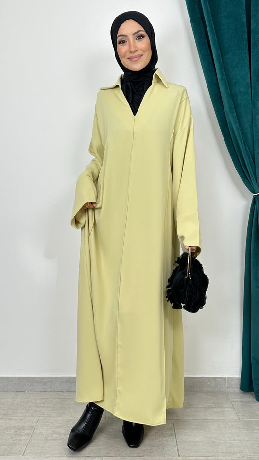 Abito Aura Flow Pistacchio - Hijab Paradise 