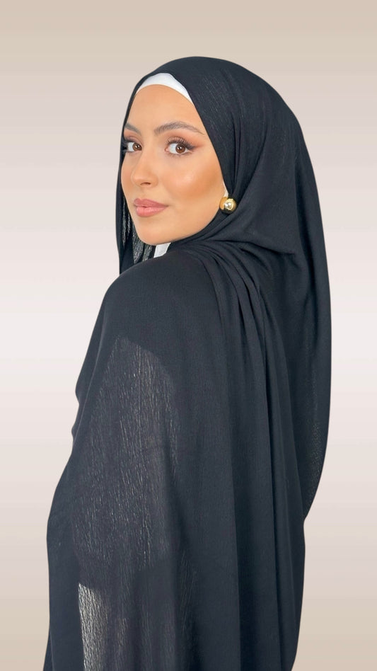 Essential Modal Nero - Hijab Paradise 