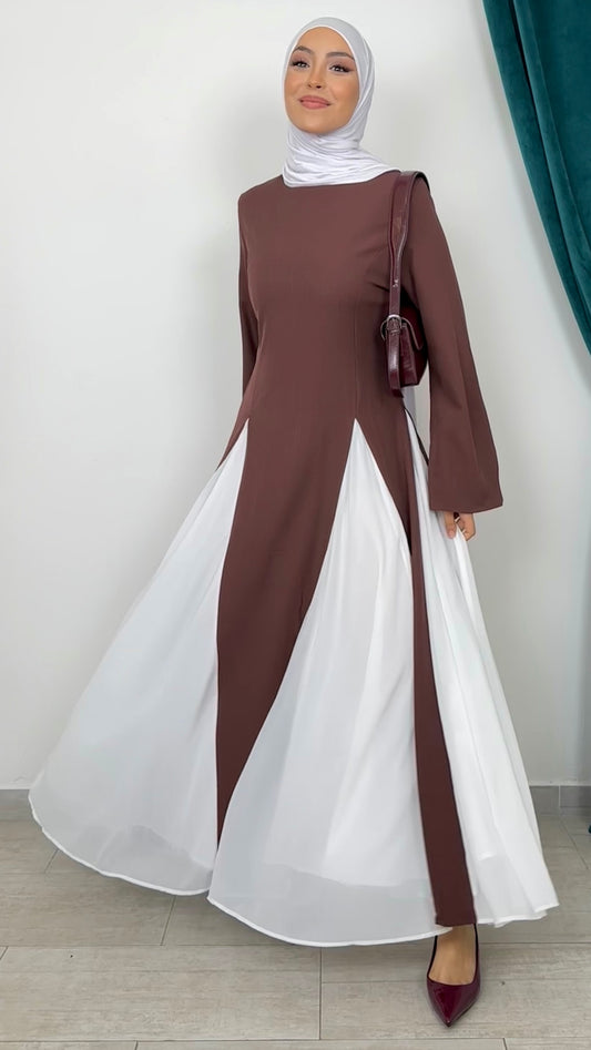 Abito Contrast Elegance