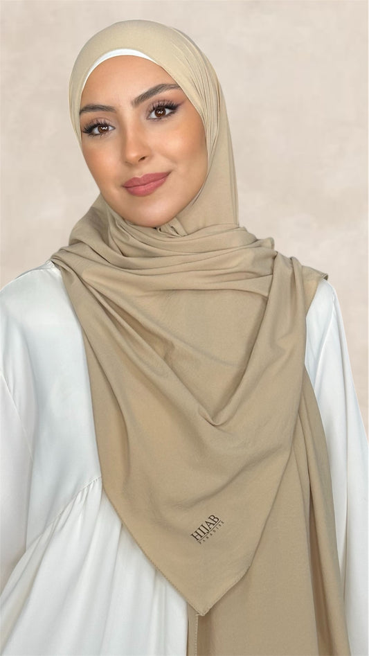 Slim Hijab Sabbia