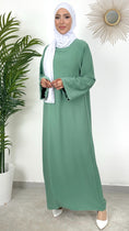 Load image into Gallery viewer, Abaya Modest- Hijab - abaya lunga- maniche larghe- donna musulmana- hijab paradise
