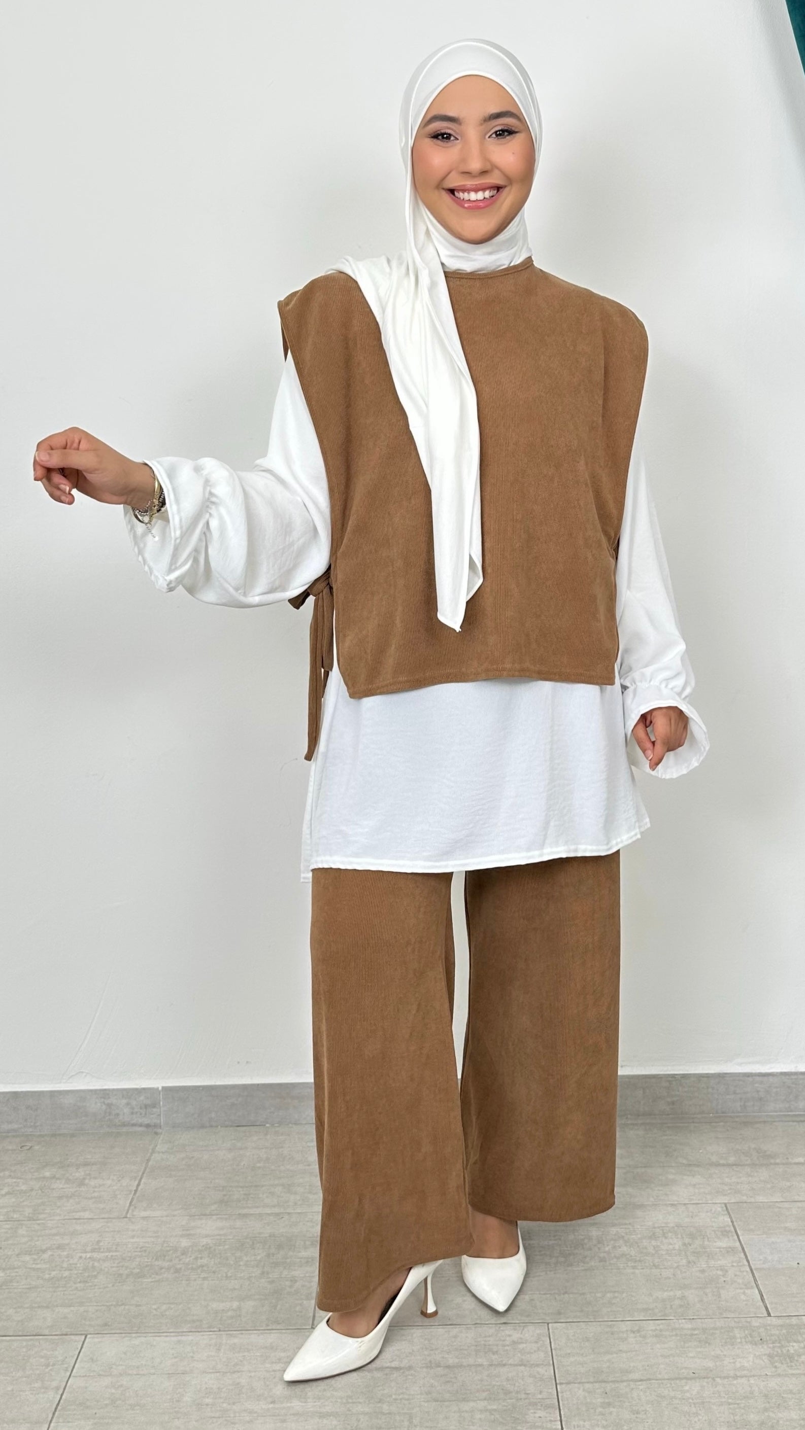 Coordinato 3 Pezzi Corduroy