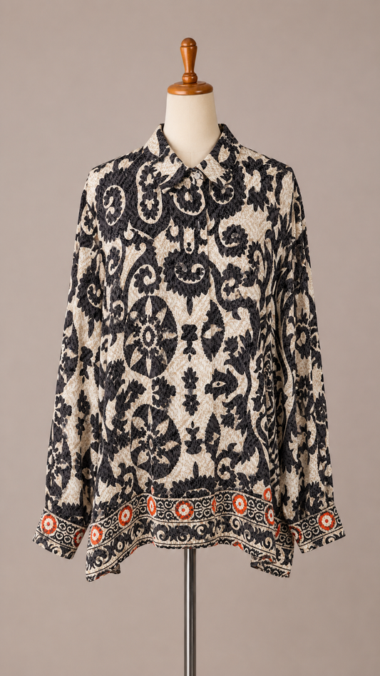 Camicia Valesca nera