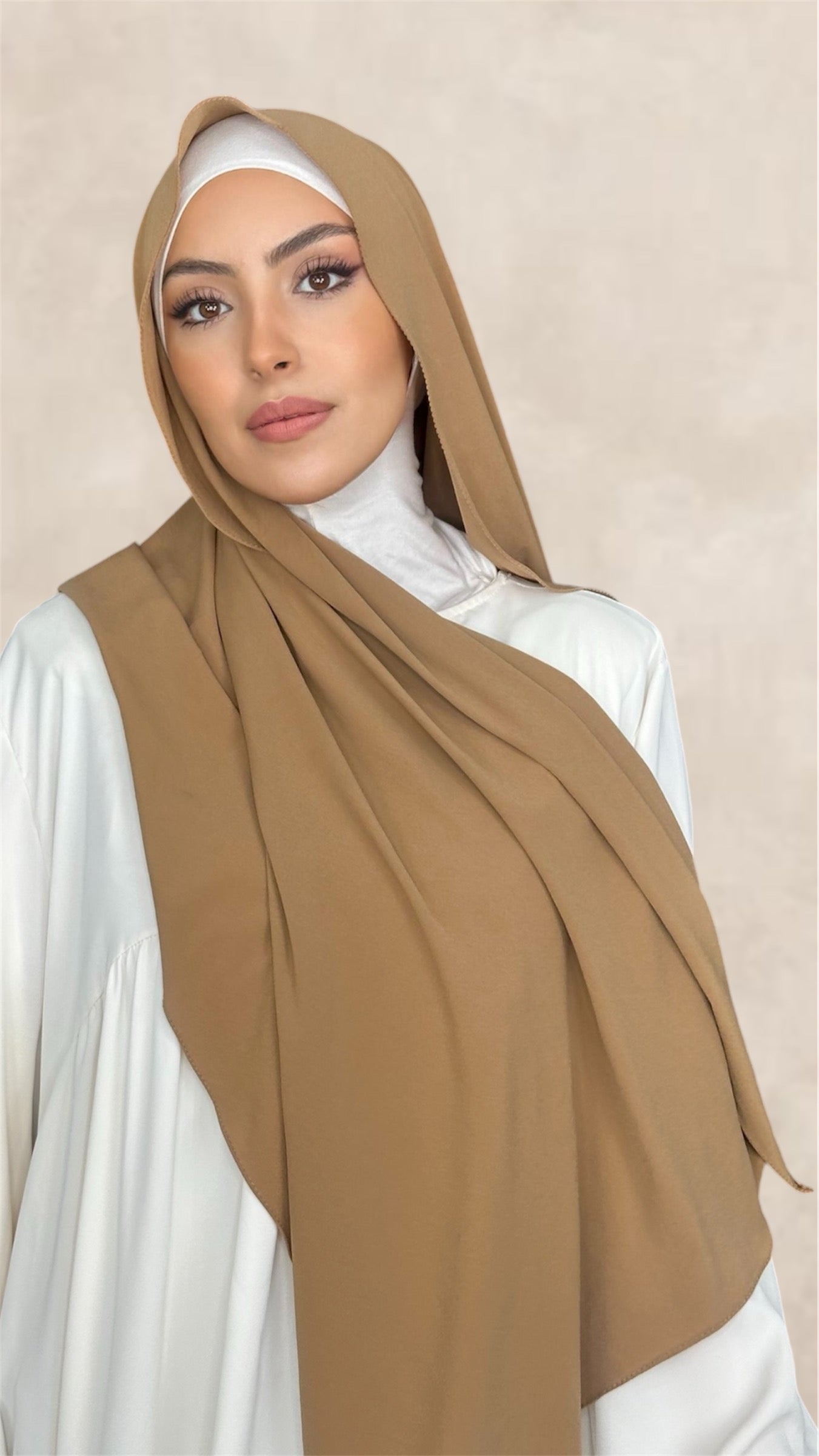 Slim Hijab Camel