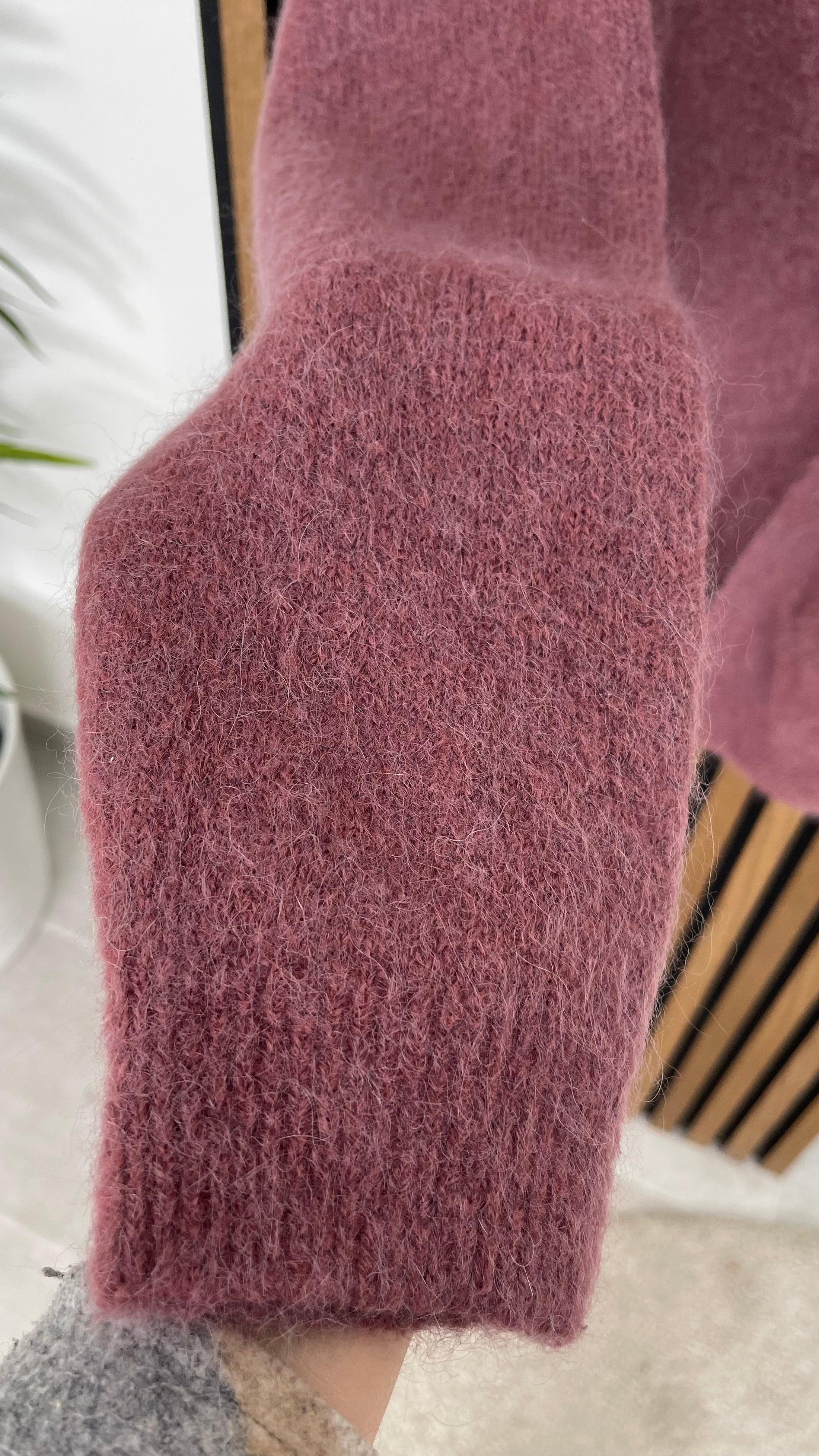 Cardigan Simple Bordeaux