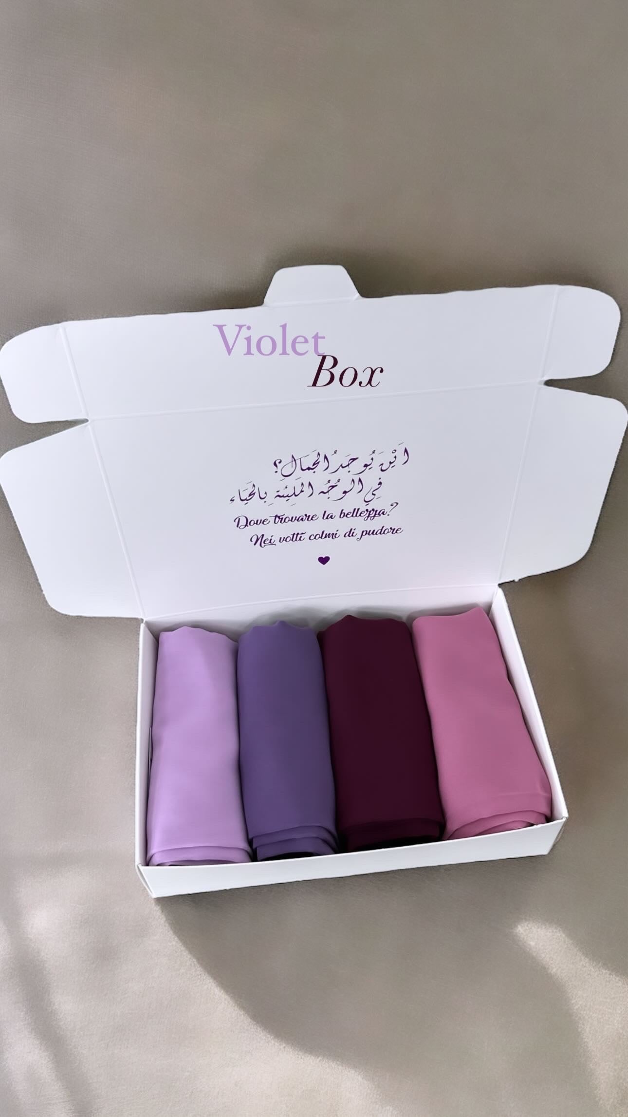 Box 4 chiffon crepe