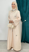 Cargar la imagen en la vista de la galería, Abaya Imperial Champagne soft - Hijab Paradise 
