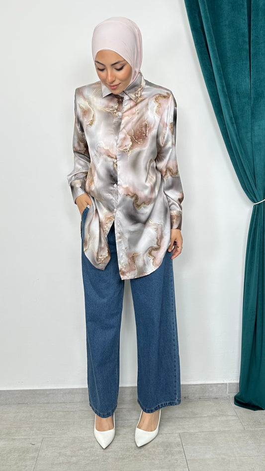 Camicia Aurora Luxe grigio