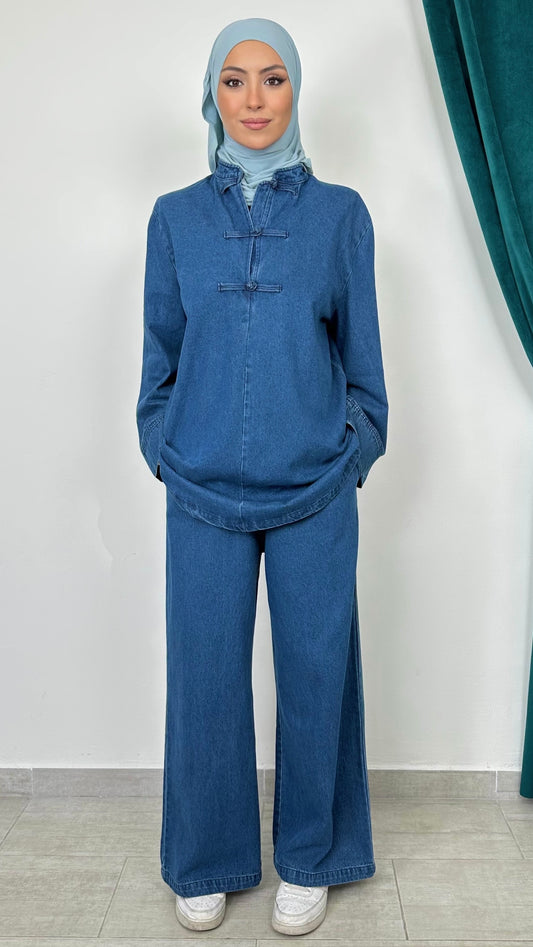 Completo Alma Denim - Hijab Paradise 