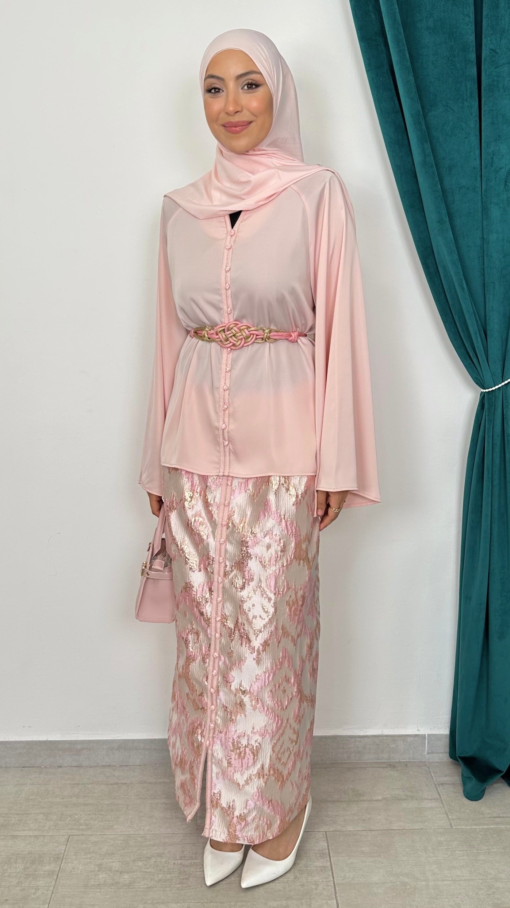 Coordinato Pink Elegance - Hijab Paradise 