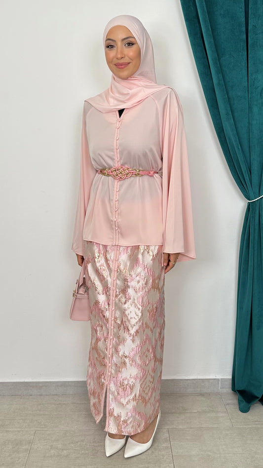 Coordinato Pink Elegance - Hijab Paradise 