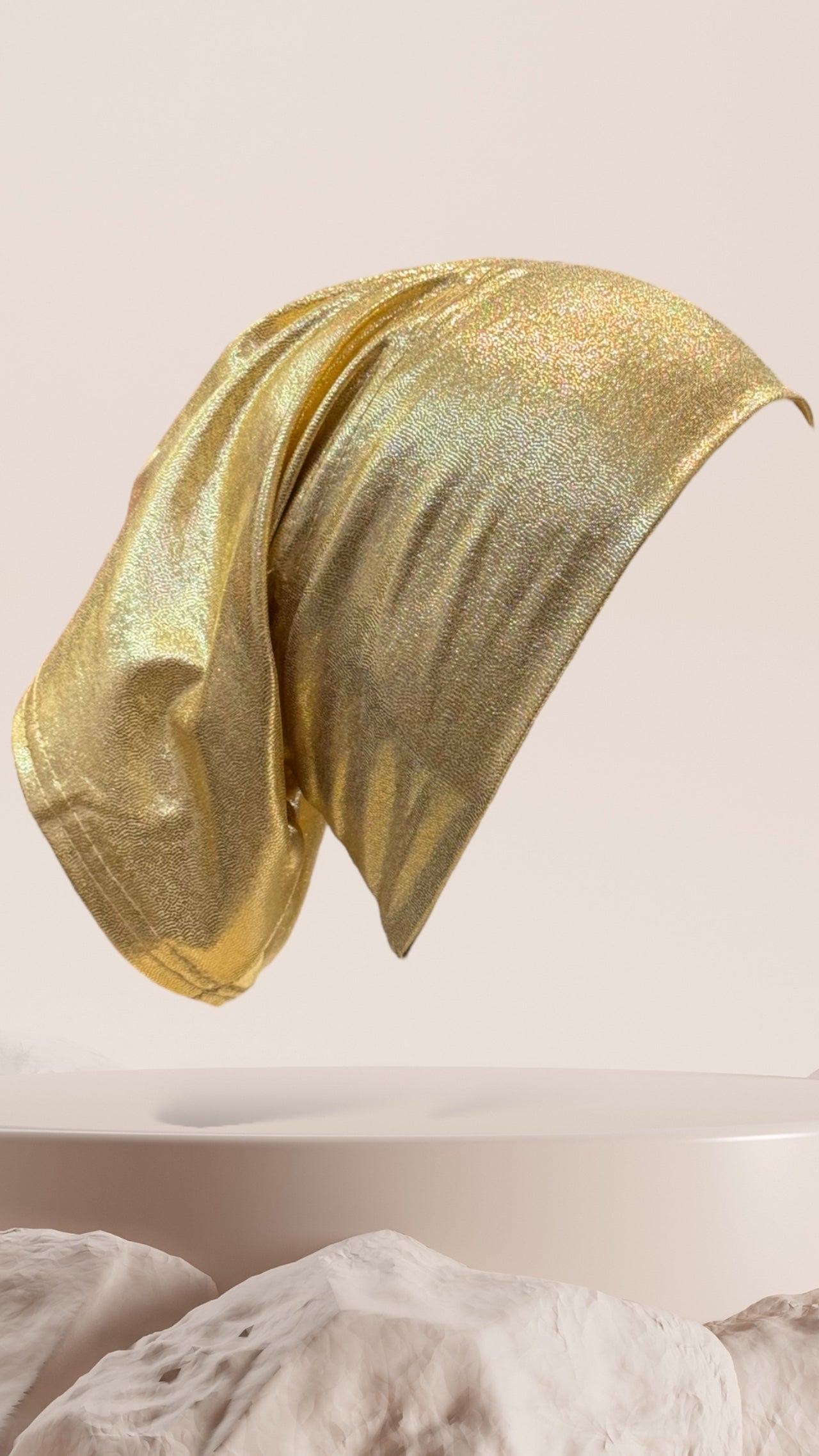 Cuffia a tubo oro - Hijab Paradise 