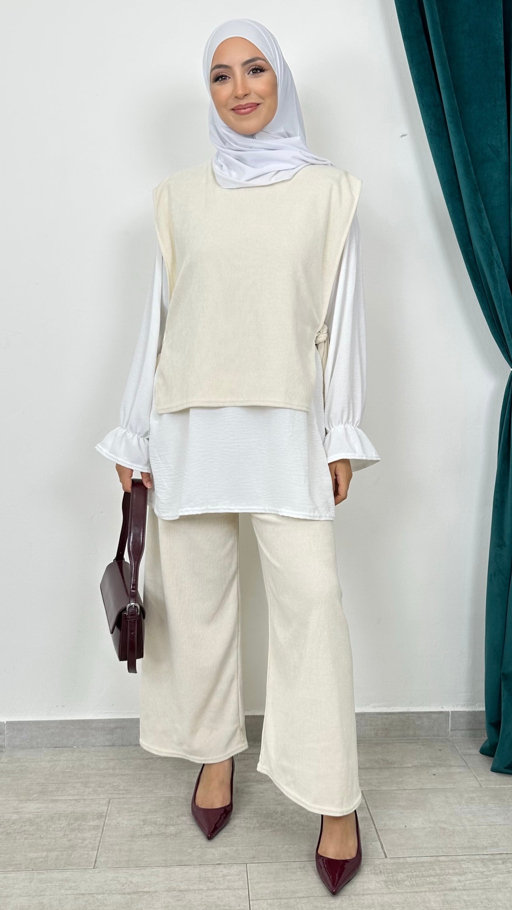 Coordinato 3 Pezzi Corduroy