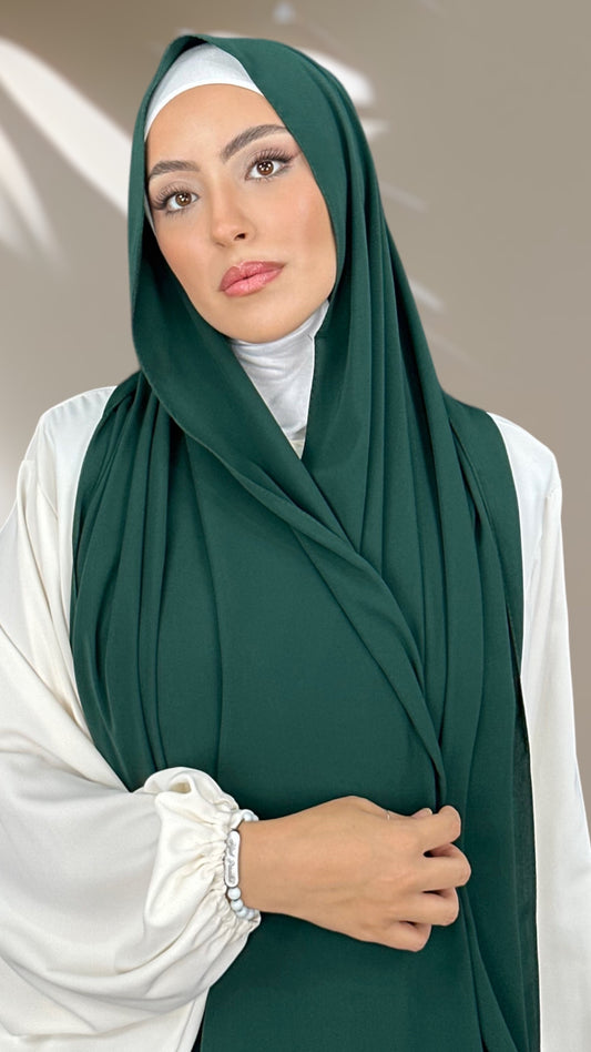 Hijab PREMIUM CHIFFON Verde siepe