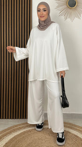 Completo Sporty- completo semplice- hijab paradise- hijab - donna musulmana-  snickers , completo largo -borsa nera