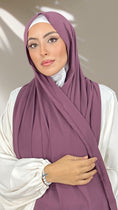 Load image into Gallery viewer, Hijab PREMIUM CHIFFON Prugna Pastello - Hijab Paradise 
