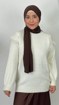 Carica l'immagine nel visualizzatore della galleria, Fringe Detail Sweater – Maglione con Dettaglio a Frange
