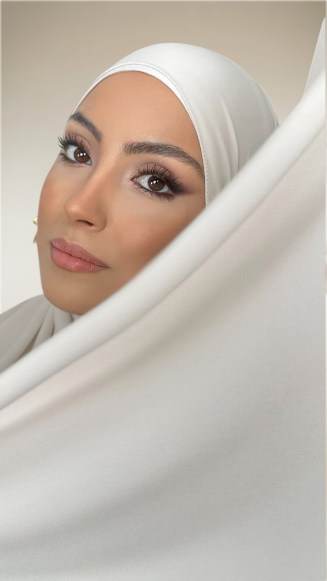 Premium Slim Hijab Almond