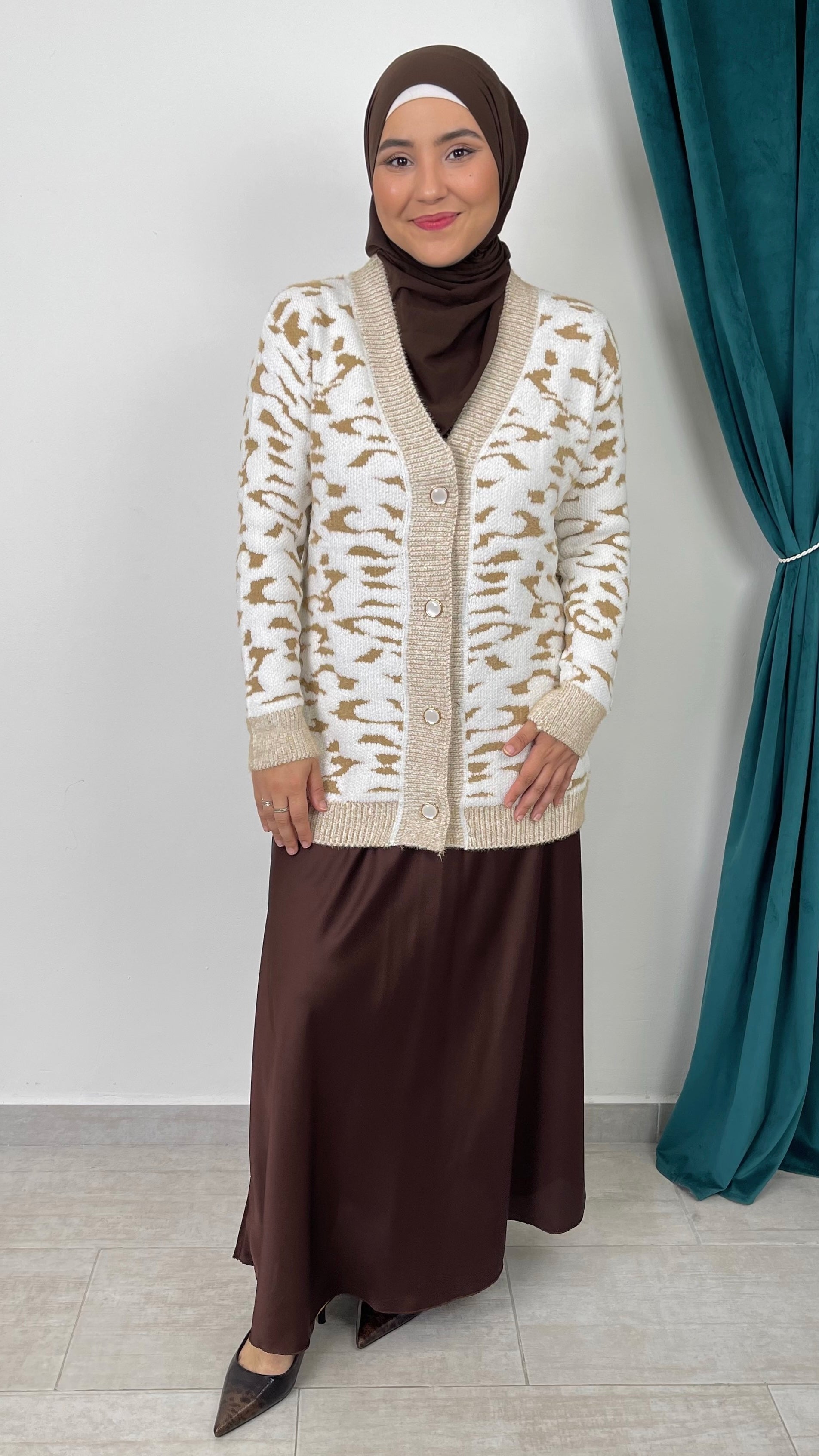 Wild Knit Cardigan – Cardigan Fantasia Animalier