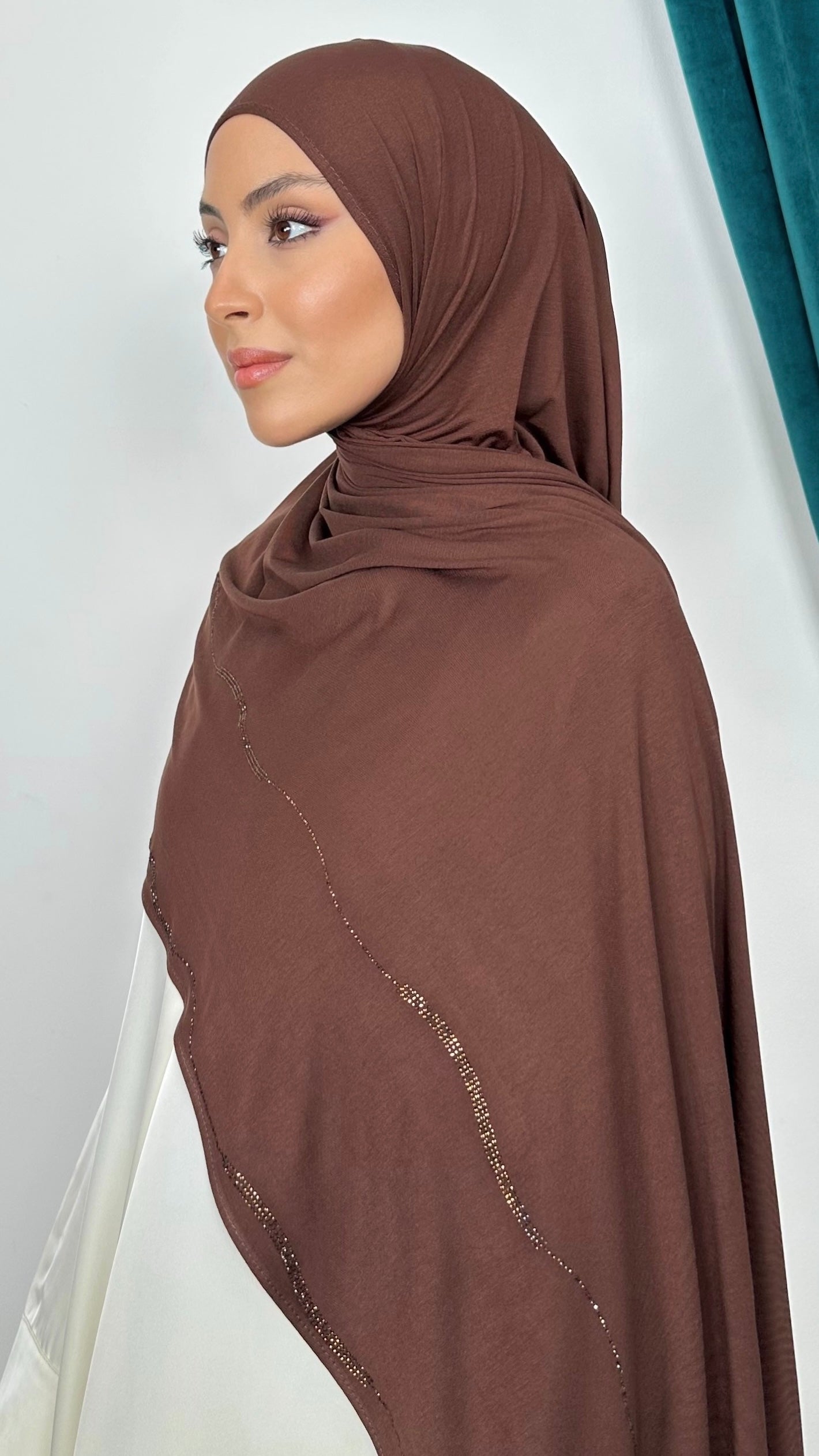 Hijab Jersey Onde di Luce