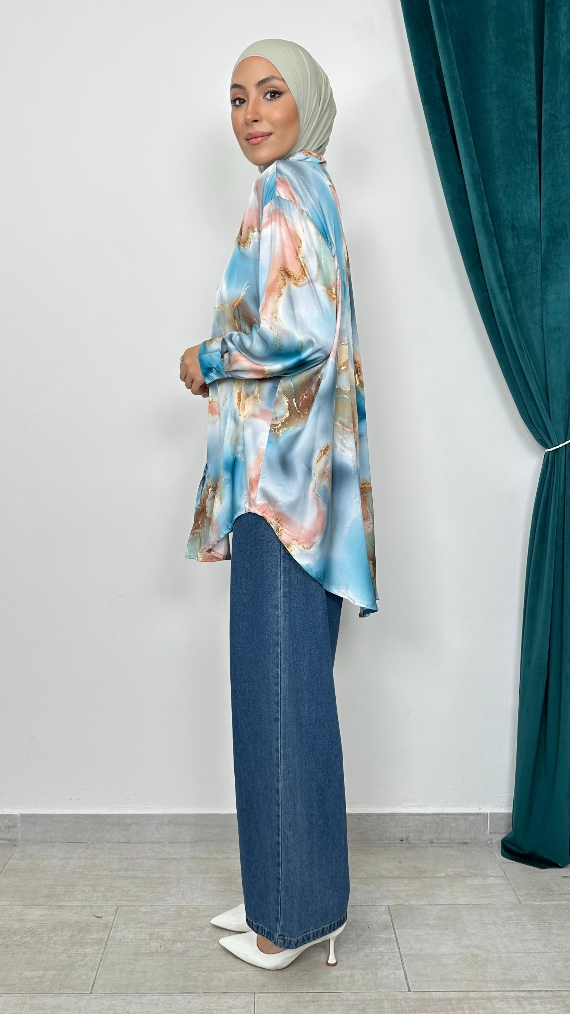 Camicia Aurora Luxe azzurro