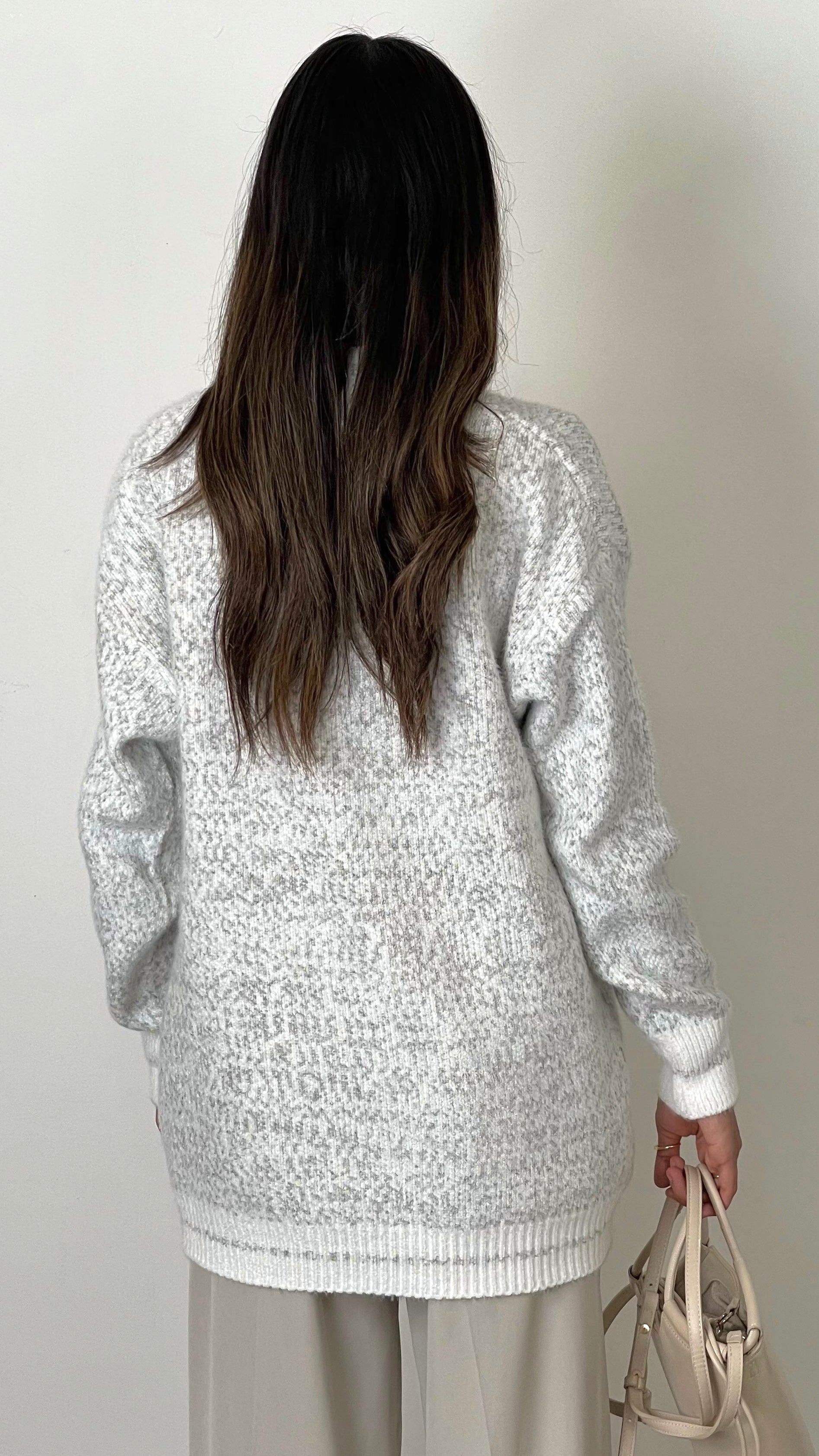 Cardigan “Elegant Knit Button”