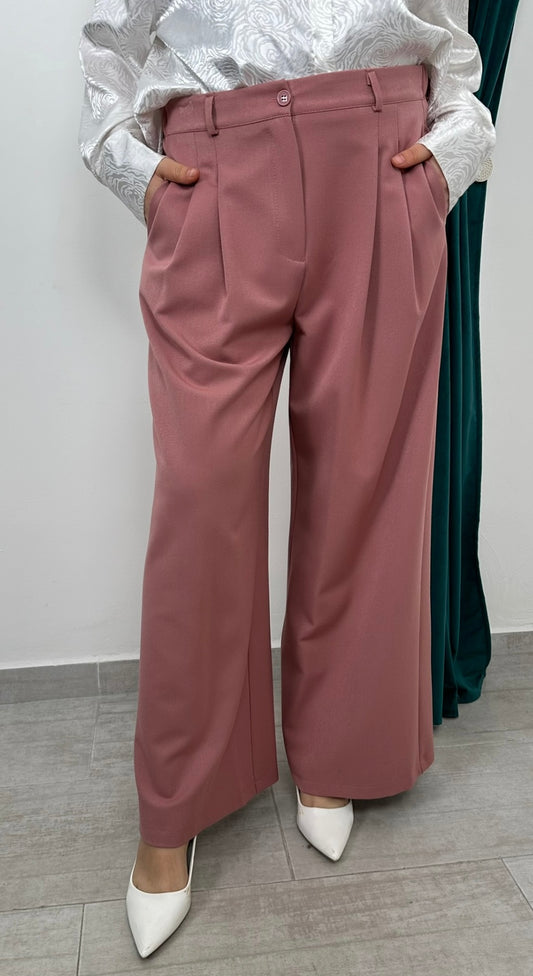 Pantalone Botton Rosa