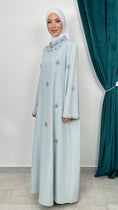 Cargar la imagen en la vista de la galería, Abaya Imperial Frozen Blue - Hijab Paradise 
